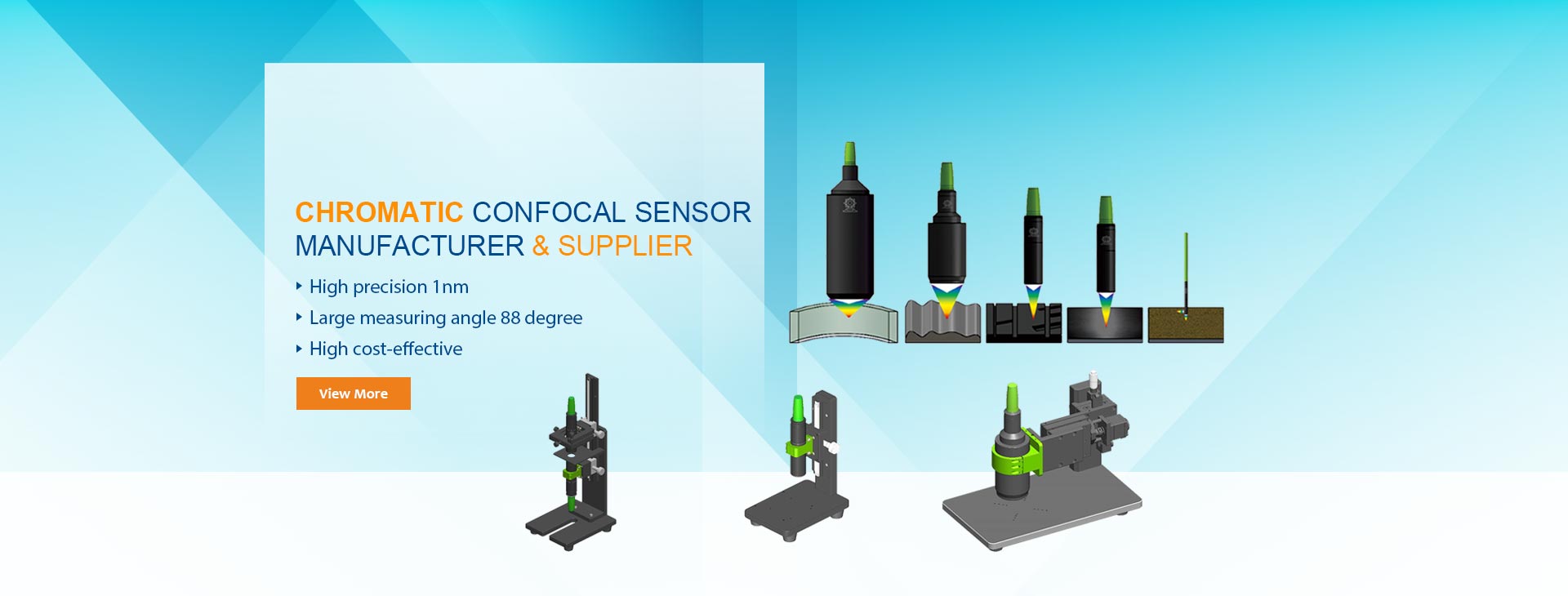 High Precision, High Cost-effective Chromatic Confocal Sensor