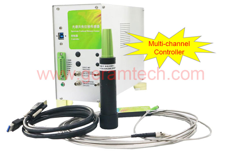 Chromatic Confocal Sensor Controller And Optic Fiber