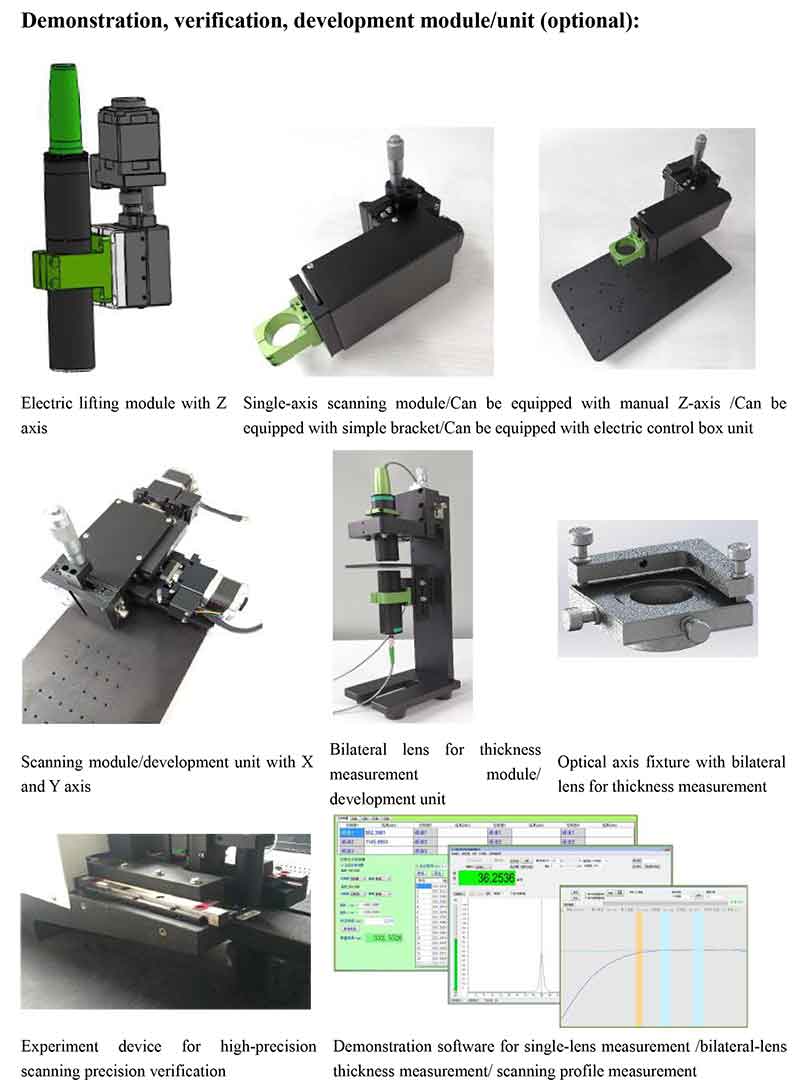 Chromatic Confocal System Optional Modules